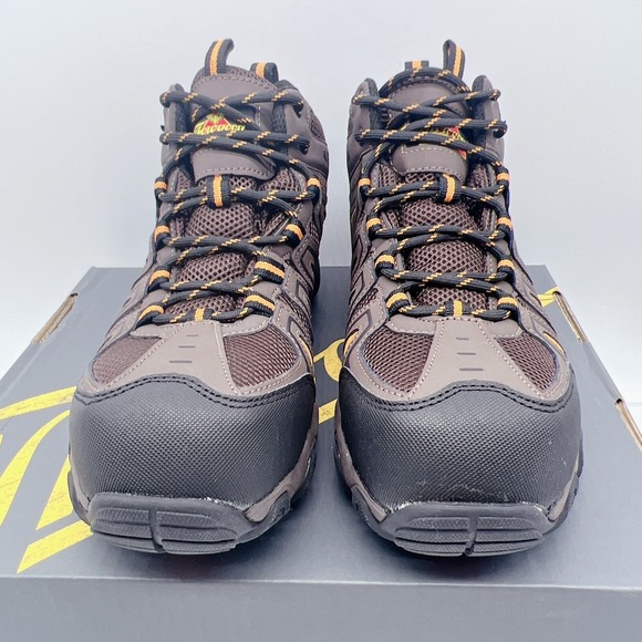 Thorogood Crosstrex Men WORK Boot Mid Waterproof Safty Toe Brown US 8.5 EE Wide main image 8